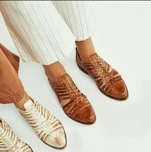 Free People Bed Stu Leather Sandal Bootie